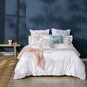 Giselle Embroidered Single Quilt Cover