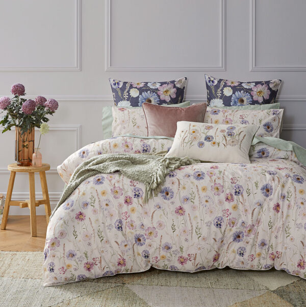 Herbarium Floral Quilt Cover - King