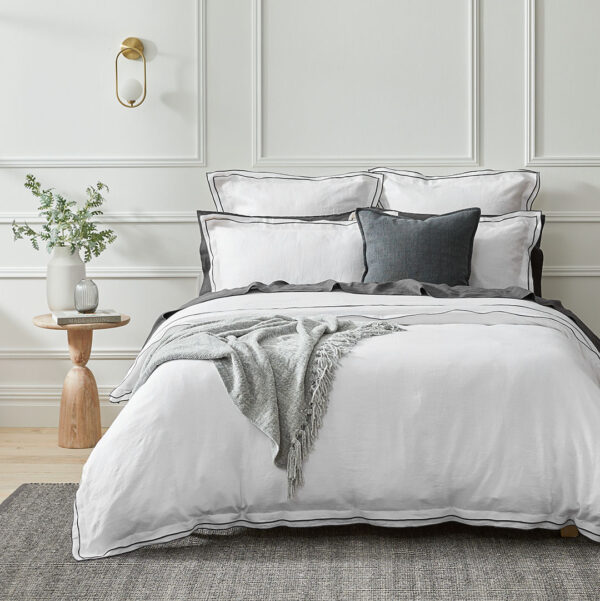 Landon Linen Quilt Cover - King