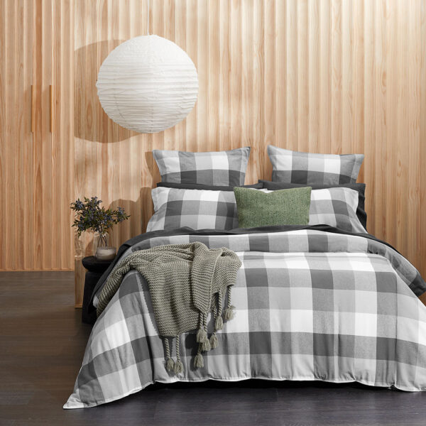 Lincoln Brushed Cotton Quilt Cover - King