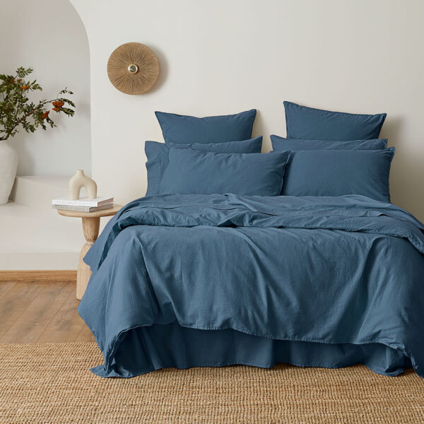 Olsen Linen/Cotton King Quilt Cover