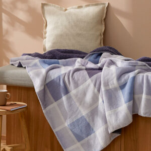 Ramone Check Sherpa Throw