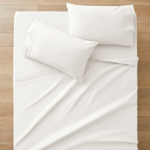 Sleeping Beauty 1200 TC Egyptian Extra Deep Queen Sheet Set